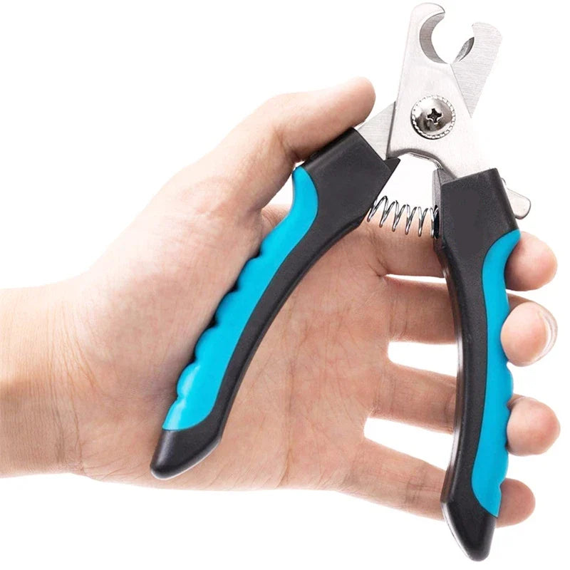 Professional Pet Nail Clipper with Safety Guard – Stainless Steel Scissors for Dog & Cat Claw Care, Grooming Supplies