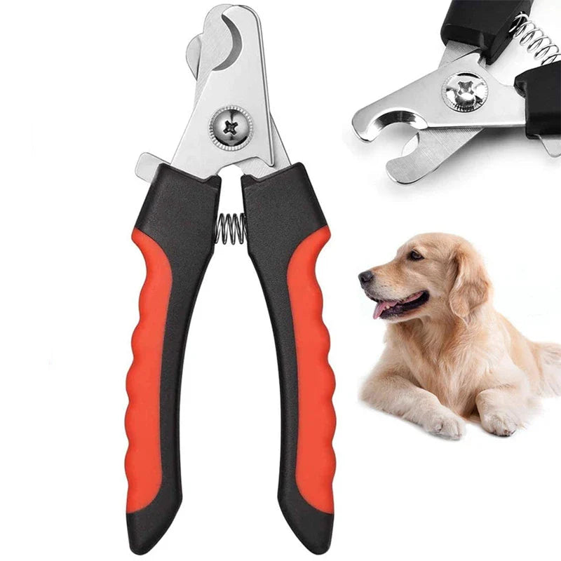 Professional Pet Nail Clipper with Safety Guard – Stainless Steel Scissors for Dog & Cat Claw Care, Grooming Supplies