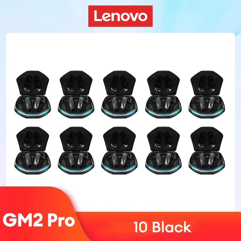 Original Lenovo GM2 Pro 5.3 Bluetooth Wireless Earbuds – Low Latency Gaming Headset with HD Call & Mic