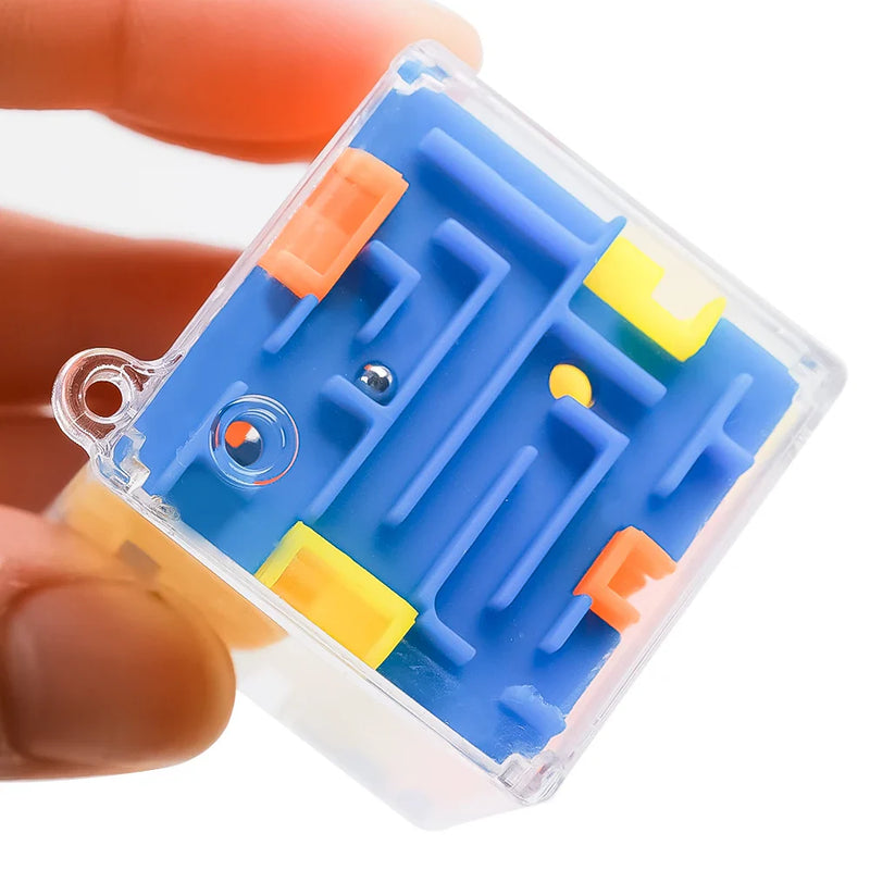 2pcs Kids 3D Transparent Maze Puzzle – Educational Pressure Relief Toy for Children