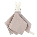 Crochet Rabbit Baby Nursing Bib & Security Blanket – Breathable Soother Towel for Boys & Girls