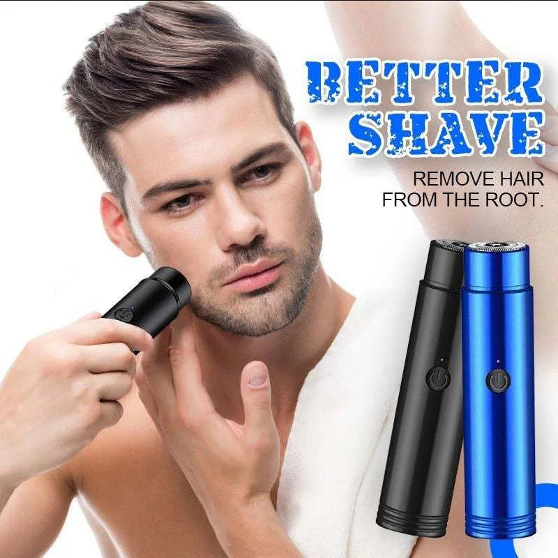 Portable Mini Body & Facial Epilator – USB Rechargeable Hair Removal Trimmer for Men & Women, Bikini, Beard & Shaving Tool