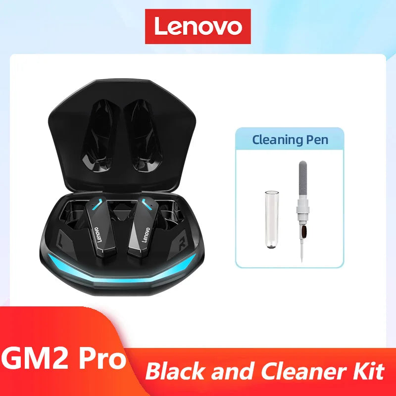 Original Lenovo GM2 Pro 5.3 Bluetooth Wireless Earbuds – Low Latency Gaming Headset with HD Call & Mic