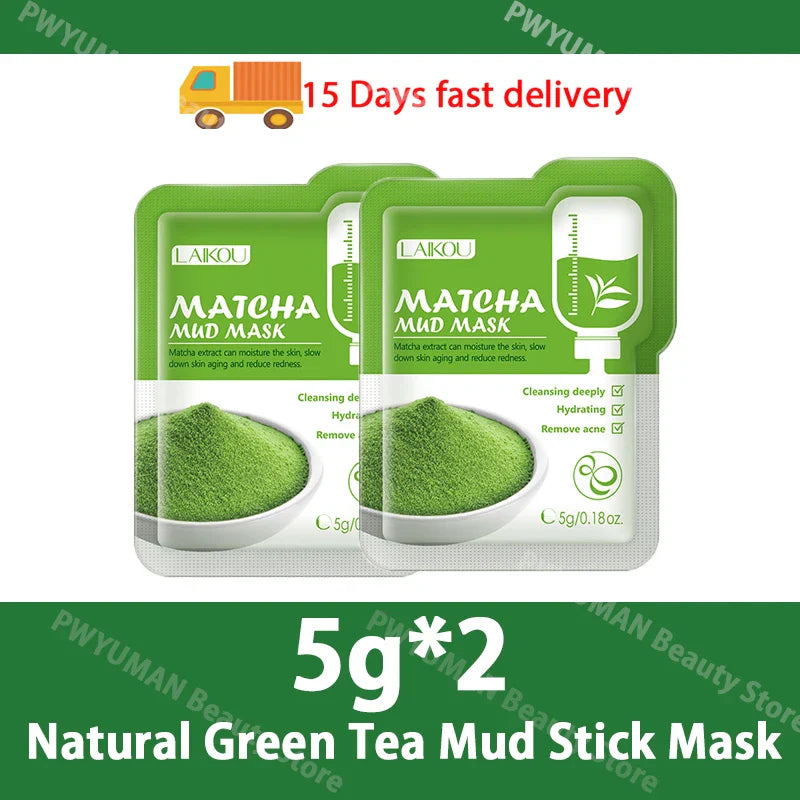 Original Green Tea Facial Blackhead Remover – Solid Mask for Acne, Blemishes, and Pore Shrinking Skin Care