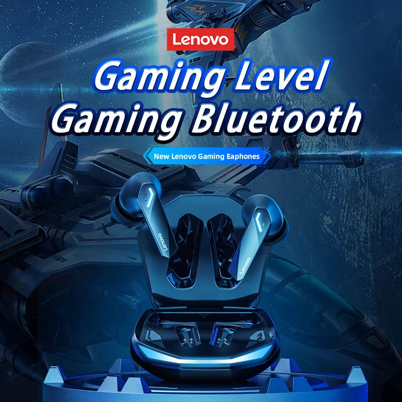 Original Lenovo GM2 Pro 5.3 Bluetooth Wireless Earbuds – Low Latency Gaming Headset with HD Call & Mic