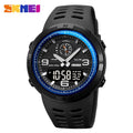 SKMEI 1655 Outdoor Sports Men's Electronic Watch – Dual Display Multifunctional Waterproof Exploration Watch