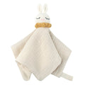 Crochet Rabbit Baby Nursing Bib & Security Blanket – Breathable Soother Towel for Boys & Girls