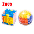 2pcs Kids 3D Transparent Maze Puzzle – Educational Pressure Relief Toy for Children