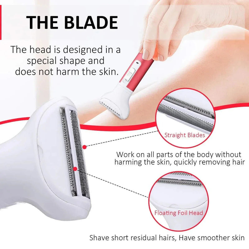 Xiaomi Electric Female Shaver – All-in-One Intimate Care for Armpit & Pubic Hair, Fast & Clean Trim for Women